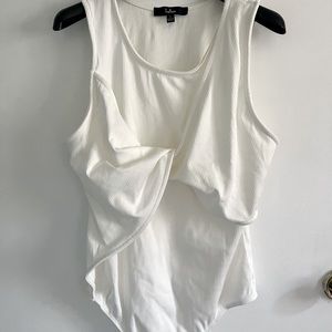 Knotted ribbed bodysuit